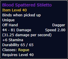 Blood Spattered Stiletto wow sod phase 2